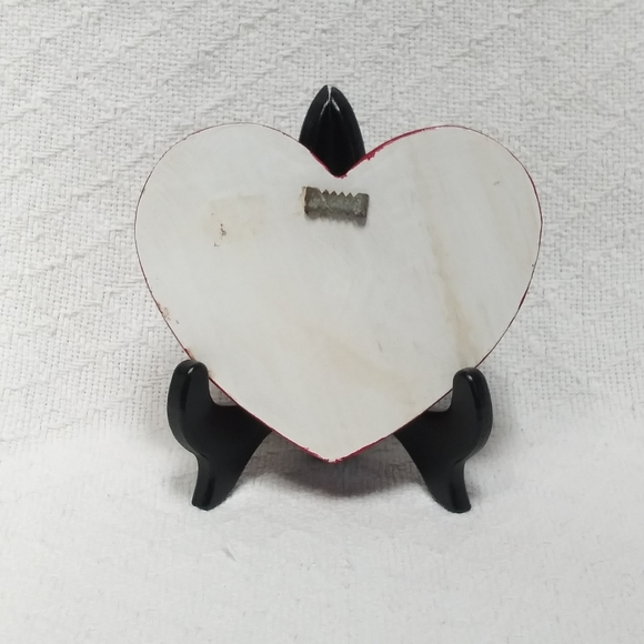 Wooden American Flag Heart Wall Hanging Decor - Picture 4 of 6